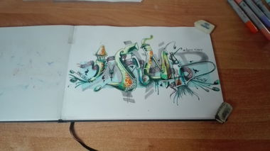 Graffiti Sketch - Photo by Mind21 (2017)