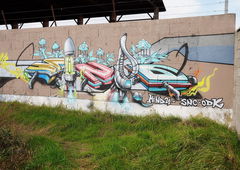 Graffiti Wall - Photo by Mind21