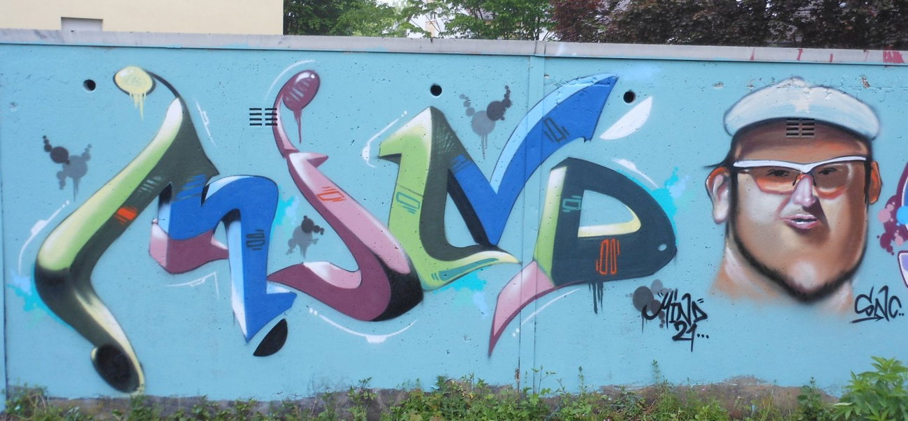 Graffiti Wall in Main-Taunus-Kreis - Photo by Mind21 - mind21 (2015)