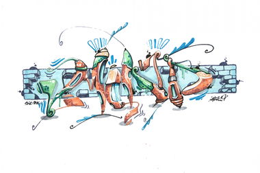 Graffiti Sketch - Photo by Mind21 - mind21 (2018)