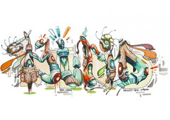 Graffiti Sketch - Photo by Mind21