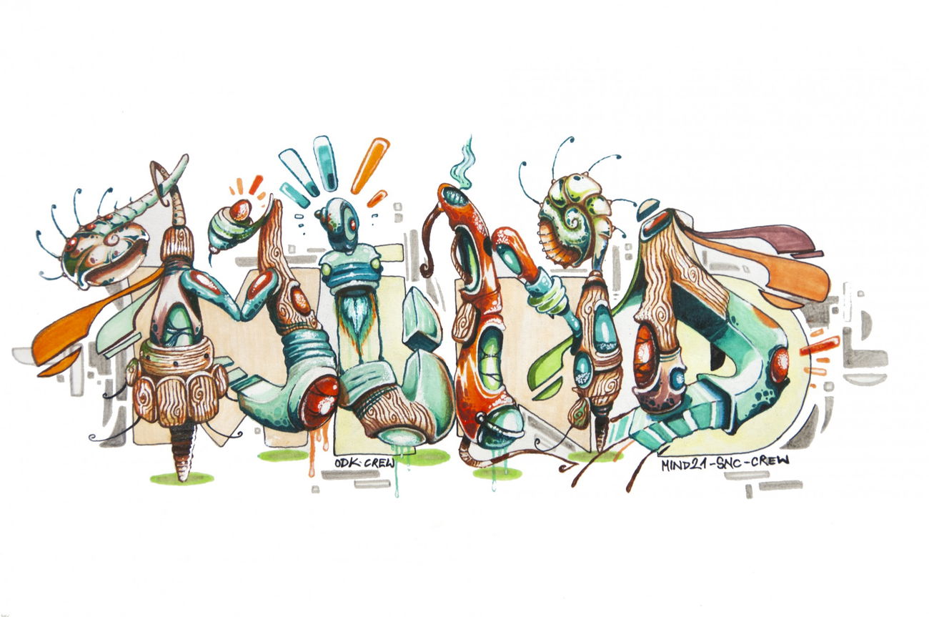 Graffiti Sketch - Photo by Mind21