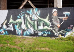 Graffiti Wall - Photo by Mind21