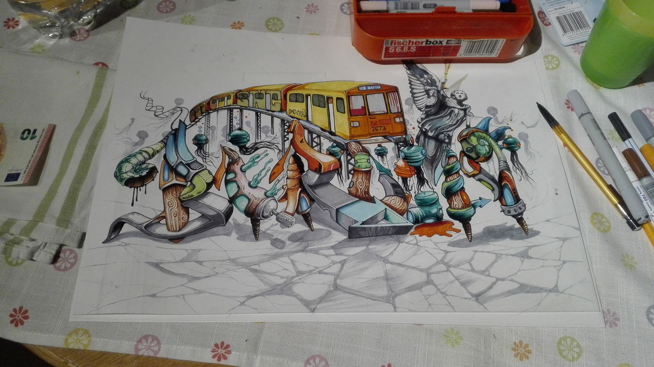 Graffiti Wall - Photo by Mind21