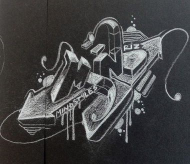 Graffiti Sketch - Photo by Mind21 - mind21, snc, odk