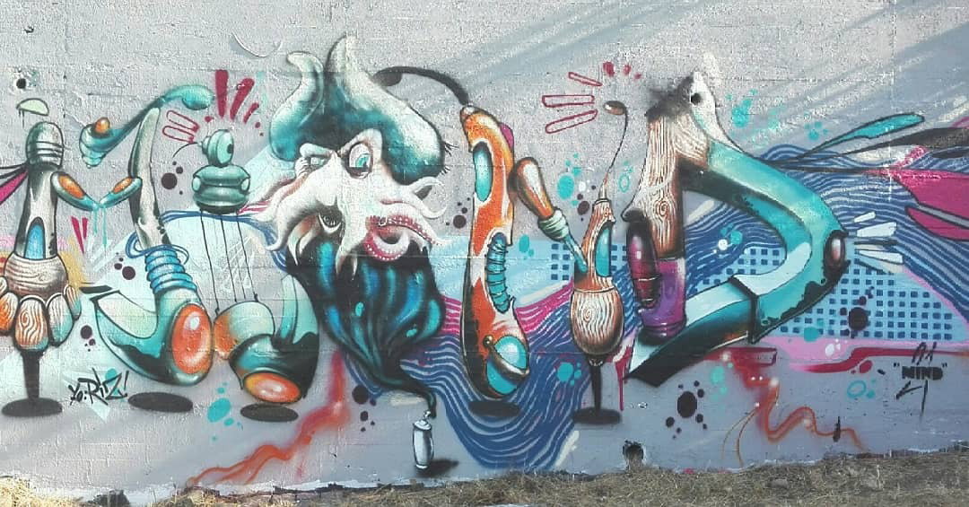 Graffiti Wall - Photo by Mind21 (2018)