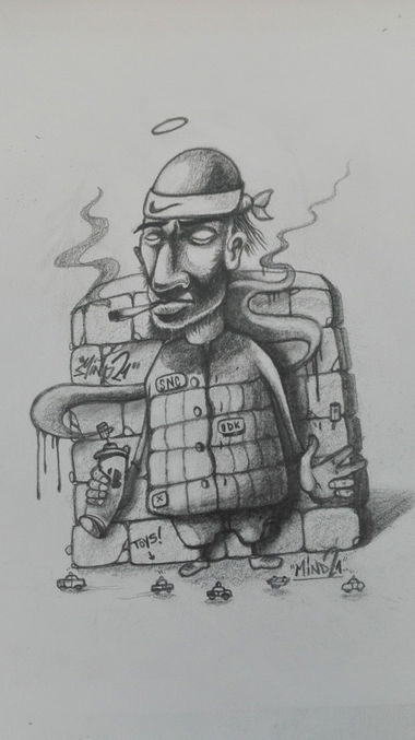 Graffiti Sketch - Photo by Mind21 (2018)