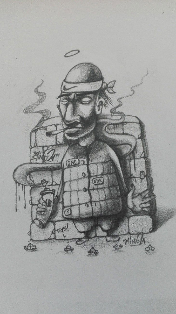 Graffiti Sketch - Photo by Mind21 (2018)