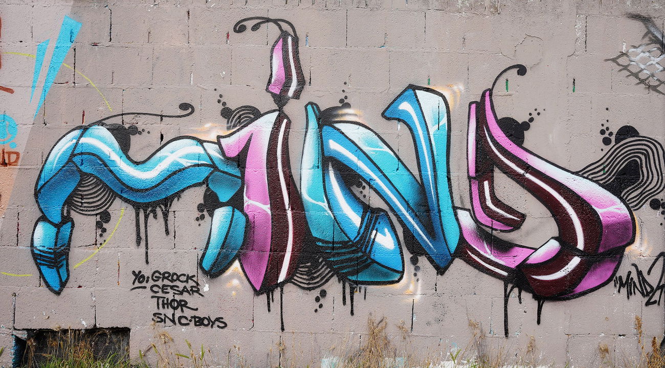 Graffiti Wall - Photo by Mind21