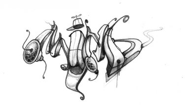 Graffiti Sketch - Photo by Mind21 - mind21, mindstyles, mind (2016)