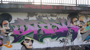 Graffiti Wall - Photo by Mind21