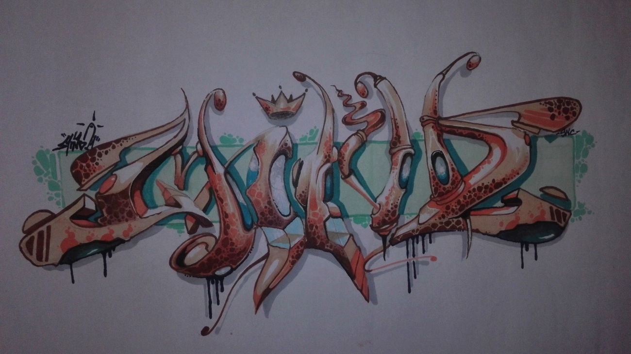 Graffiti Sketch - Photo by Mind21 - mind21, snc, odk (2018)