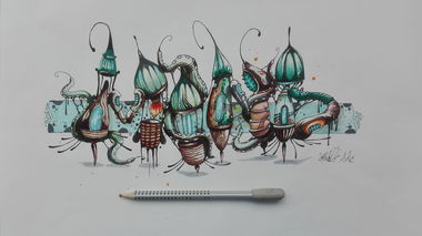 Graffiti Sketch - Photo by Mind21 (2019)