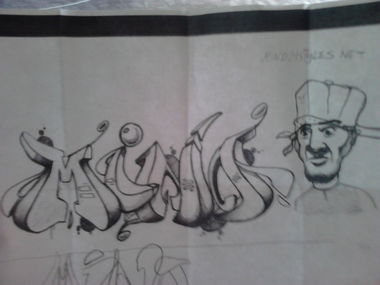 Graffiti Sketch - Photo by Mind21