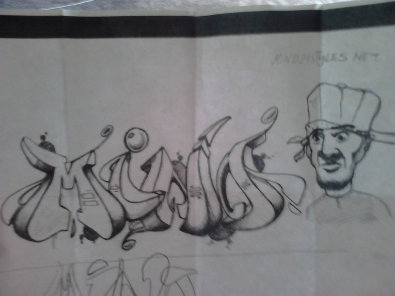 Graffiti Sketch - Photo by Mind21