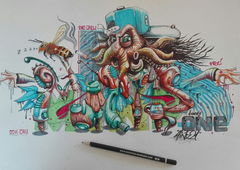 Graffiti Sketch - Photo by Mind21 - mind21 (2018)