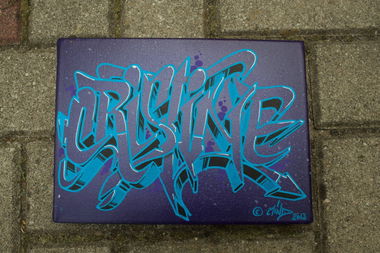 Graffiti Sketch in Mainz - Photo by Mindone - Cristine, Mind, one (2013)