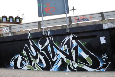 Graffiti Wall in Bingen - Photo by Mindone - Mind, one, Bingen (2014)