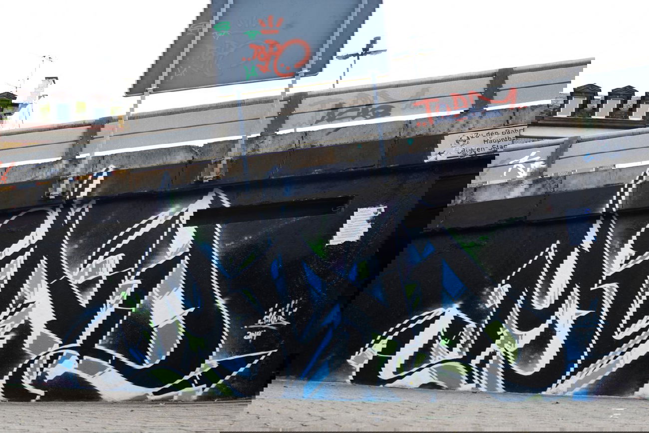 Graffiti Wall in Bingen - Photo by Mindone - Mind, one, Bingen (2014)