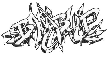 Graffiti Sketch - Photo by Mindone - Bambule, Mind, one (2013)