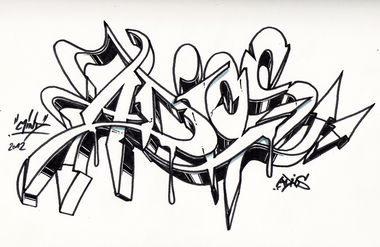 Graffiti Sketch - Photo by Mindone - Adios, Mind, one (2012)
