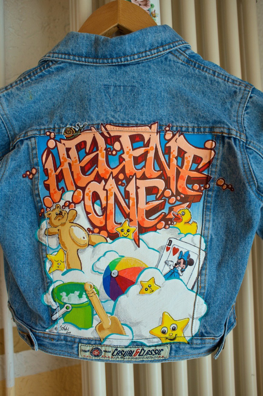 Graffiti Artwork - Photo by Mindone - Helene, Mindone, Backpiece (2014)