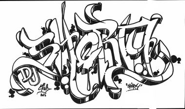 Graffiti Sketch - Photo by Mindone - DJ, Shorty, Mindone (2016)