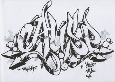 Graffiti Wall - Photo by Mindone - Cause, Mindone, Exchange (2014)