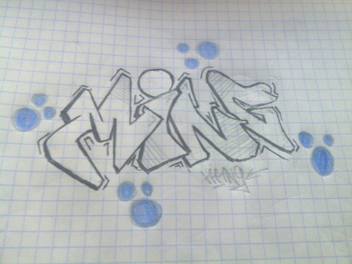 Graffiti Sketch - Photo by Ming31 (2016)