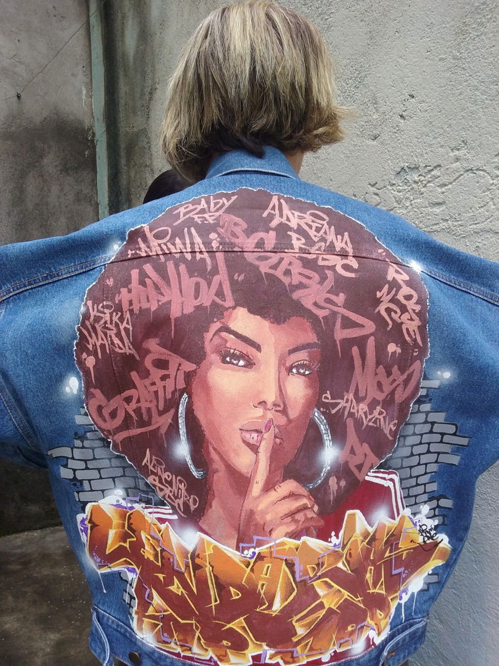 Graffiti Artwork - Photo by Minu - jaquetasgrafitadas (2018)