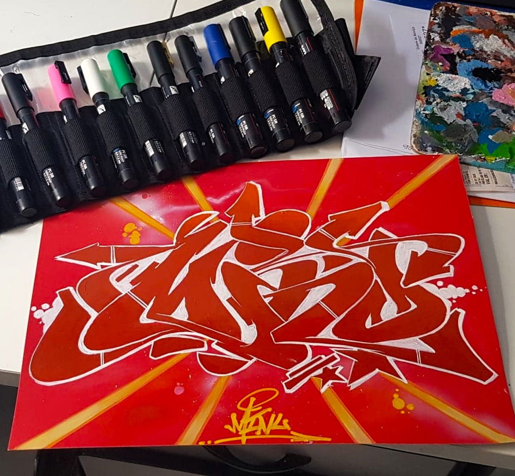 Graffiti Sketch - Photo by Minu (2020)
