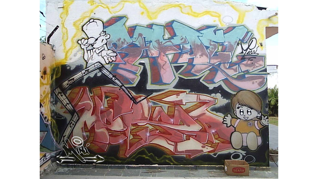 Graffiti Wall - Photo by Minu (2007)