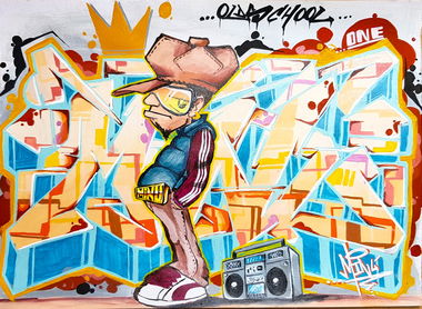 Graffiti Sketch - Photo by Minu (2020)