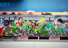 Graffiti Train - Photo by Minu - fabianominu, arteurbana, fantasticforce (2020)