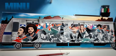 Graffiti Train - Photo by Minu - fabianominu, arteurbana, fantasticforce (2020)
