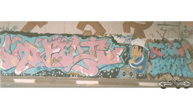 Graffiti Wall - Photo by Minu (1990)