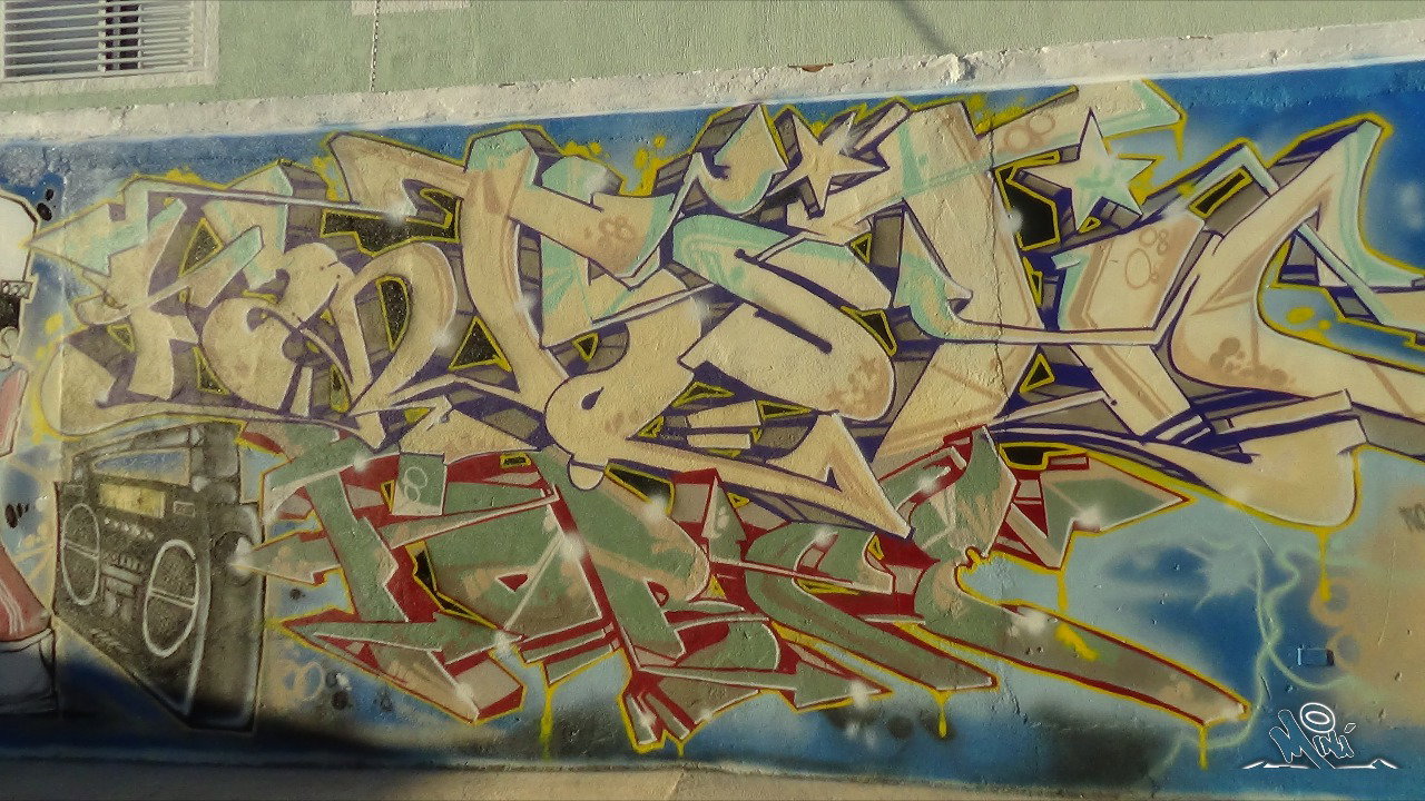 Graffiti Wall - Photo by Minu (2014)