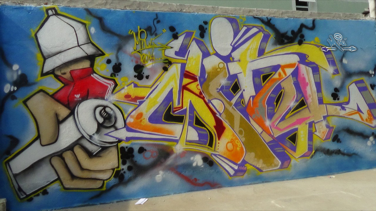 Graffiti Wall - Photo by Minu (2014)