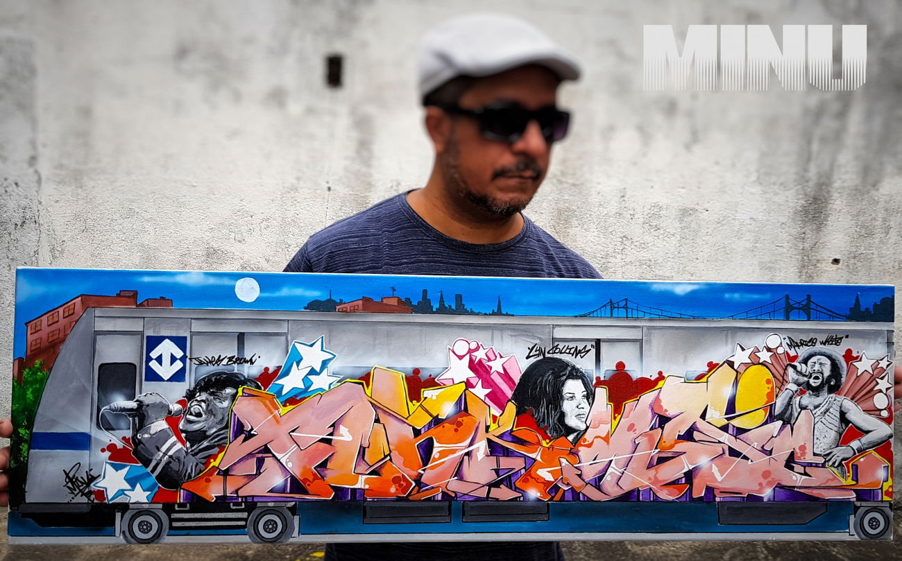 Graffiti Train - Photo by Minu - fabianominu, arteurbana, fantasticforce (2020)