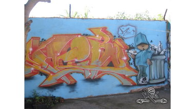 Graffiti Wall - Photo by Minu (2007)