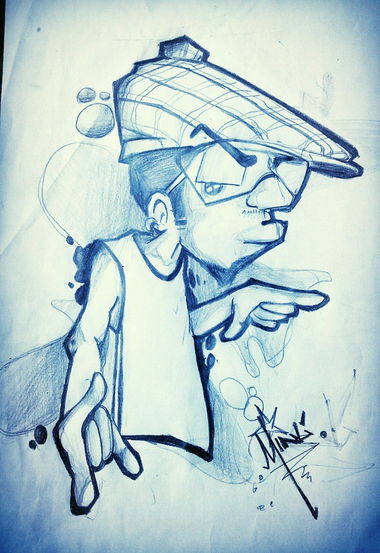 Graffiti Sketch - Photo by Minu - hiphopoldschool (2016)