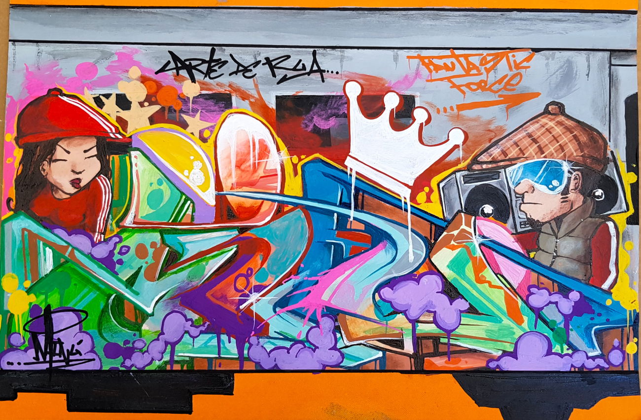 Graffiti Sketch - Photo by Minu (2020)