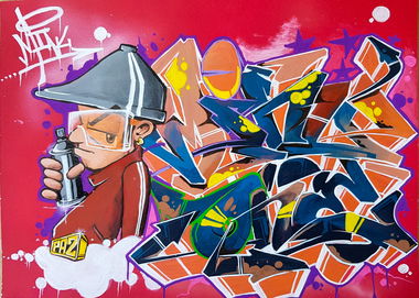 Graffiti Sketch - Photo by Minu (2020)