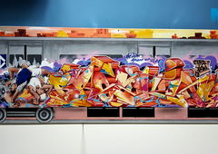 Graffiti Train - Photo by Minu - fabianominu, arteurbana, fantasticforce (2020)