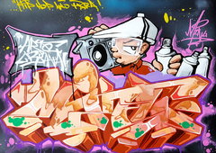 Graffiti Sketch - Photo by Minu (2020)