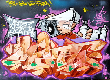 Graffiti Sketch - Photo by Minu (2020)