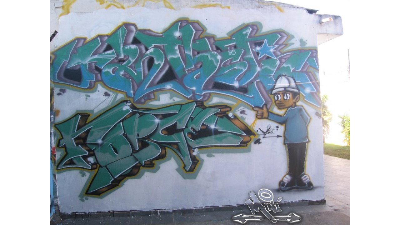 Graffiti Wall - Photo by Minu (2007)
