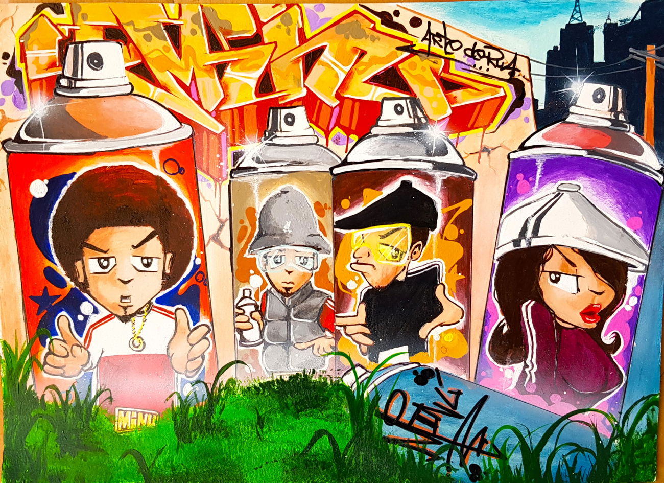 Graffiti Sketch - Photo by Minu (2020)