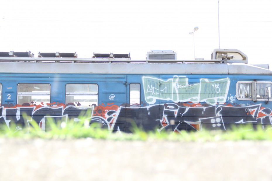 Graffiti Train in Serbia - Photo by Mist52 (2013)