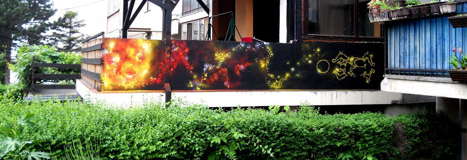 Graffiti Wall in Serbia - Photo by Mist52 (2013)